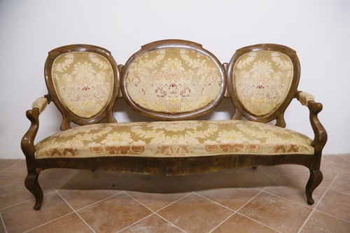 Divano stile biedermeier noce - biedermeier,